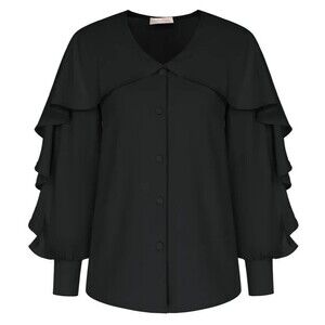 Belle Poque Ruffle Sleeve Blouse